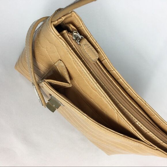 ‎Beige Faux Leather Small Shoulder Bag - Picture 6 of 8